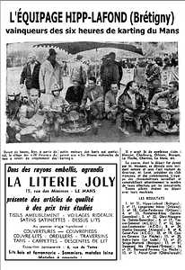 Fvrier 1966 supplment du journal local